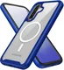 Samsung Galaxy A56 Hoesje Full Protect 360° Cover met MagSafe / Qi2 Blauw afbeelding 6