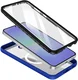 Samsung Galaxy A56 Hoesje Full Protect 360° Cover met MagSafe / Qi2 Blauw afbeelding 7
