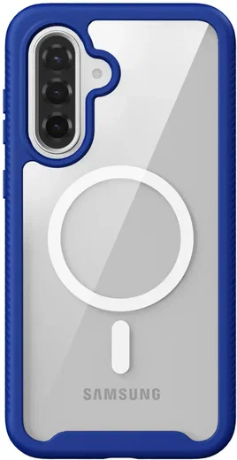Samsung Galaxy A56 Hoesje Full Protect 360° Cover met MagSafe / Qi2 Blauw afbeelding 9