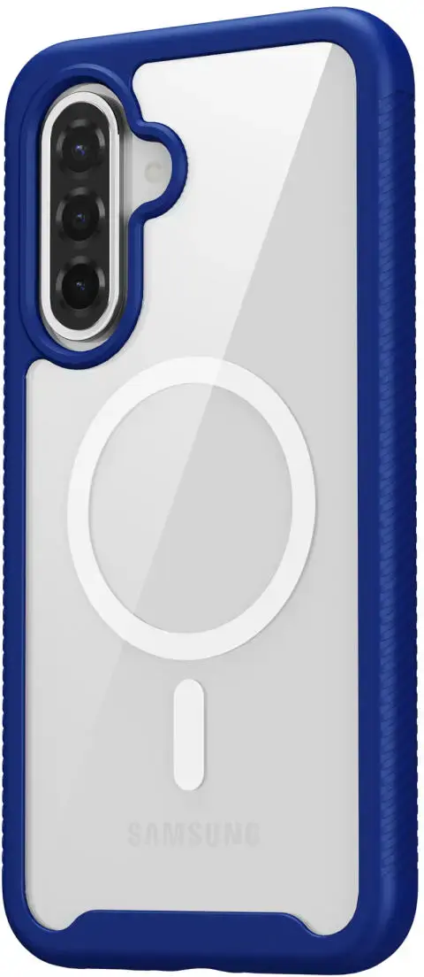 Samsung Galaxy A56 Hoesje Full Protect 360° Cover met MagSafe / Qi2 Blauw afbeelding 10