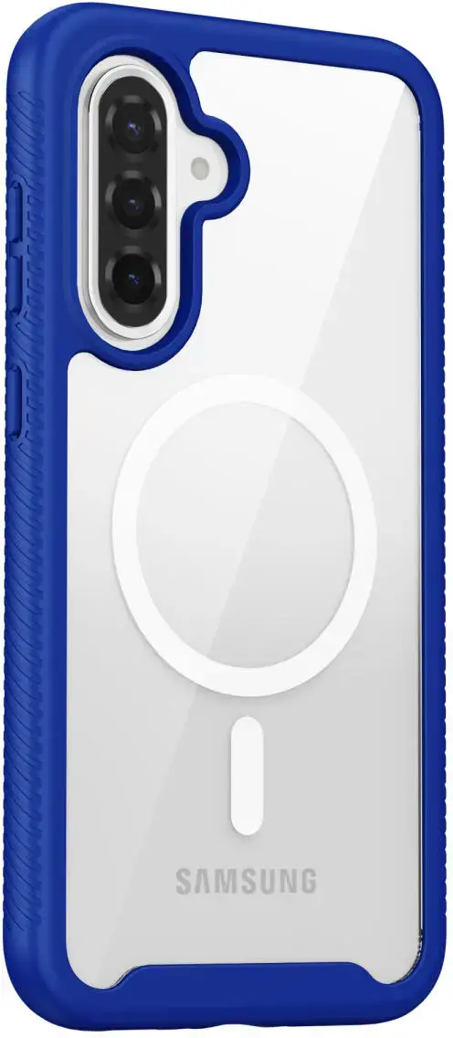 Samsung Galaxy A56 Hoesje Full Protect 360° Cover met MagSafe / Qi2 Blauw afbeelding 11