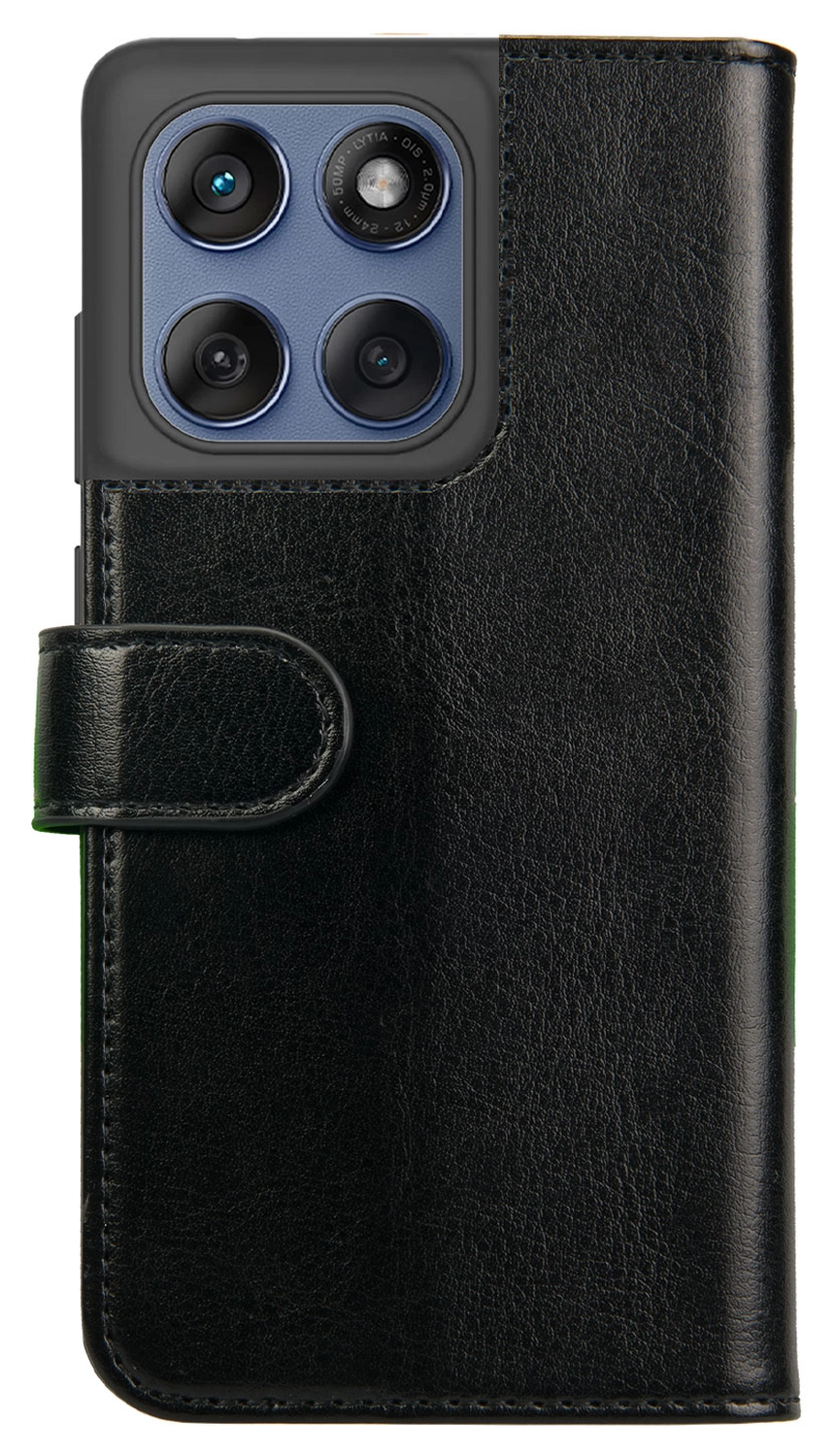 Rosso Element Motorola Edge 60 Fusion Hoesje Book Case Wallet Zwart afbeelding 2