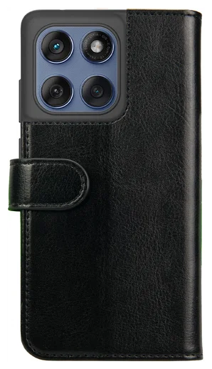 Rosso Element Motorola Edge 60 Fusion Hoesje Book Case Wallet Zwart afbeelding 2