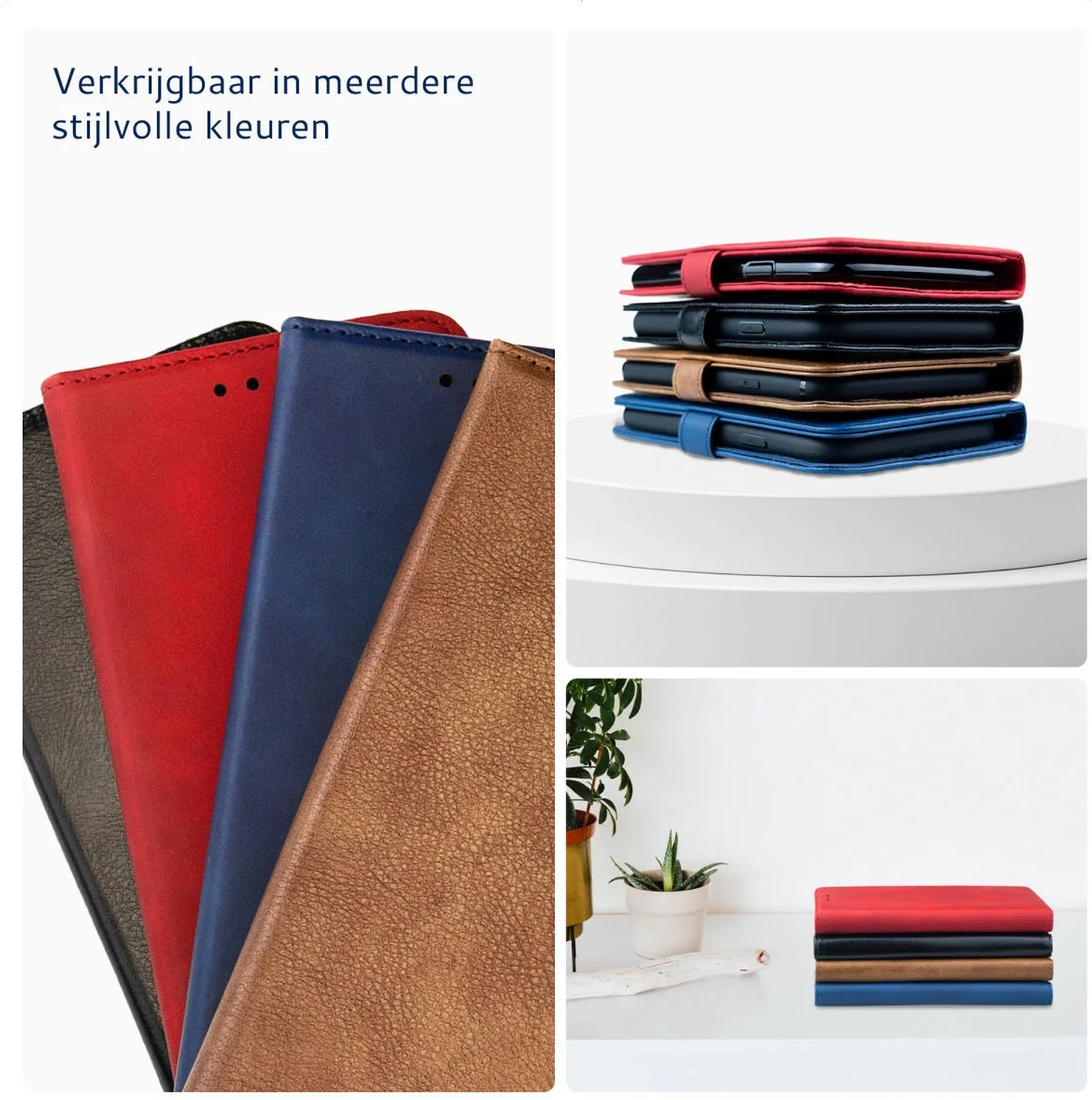 Rosso Element Motorola Edge 60 Fusion Hoesje Book Case Wallet Blauw afbeelding 6
