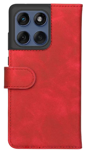 Rosso Element Motorola Edge 60 Fusion Hoesje Book Case Wallet Rood afbeelding 2
