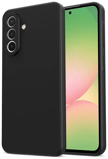 Samsung Galaxy A56 Hoesje met Camera Bescherming Dun TPU Back Cover Zwart afbeelding 1