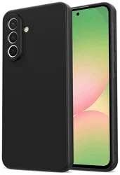 Samsung Galaxy A56 Hoesje met Camera Bescherming Dun TPU Back Cover Zwart afbeelding