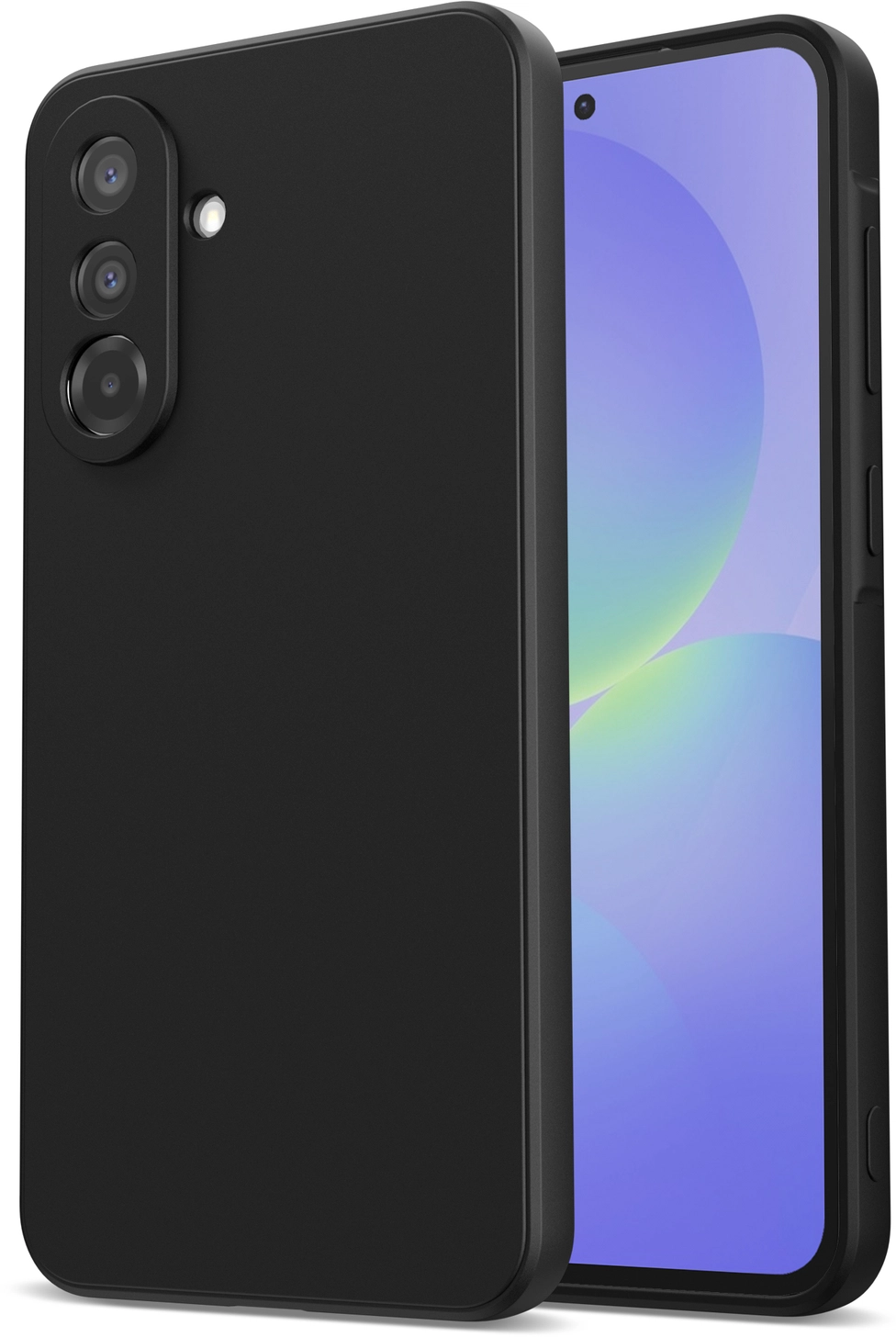 Samsung Galaxy A36 Hoesje met Camera Bescherming Dun TPU Back Cover Zwart afbeelding 1