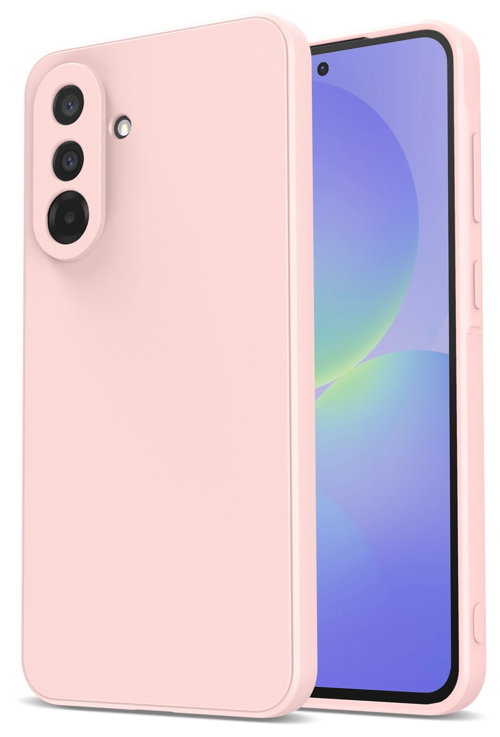 Samsung Galaxy A36 Hoesje met Camera Bescherming Dun TPU Back Cover Roze afbeelding 1