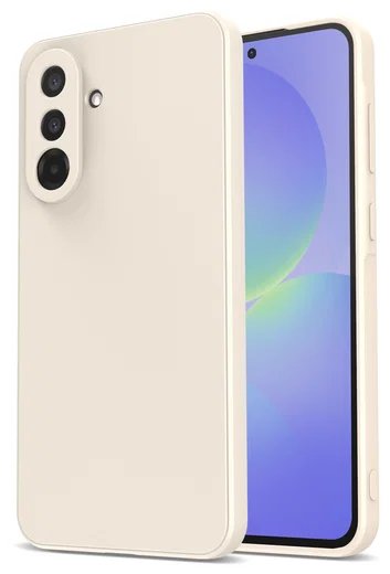 Samsung Galaxy A36 Hoesje met Camera Bescherming Dun TPU Back Cover Beige afbeelding 1