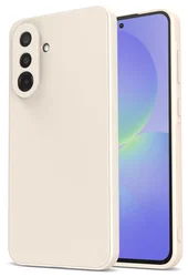 Samsung Galaxy A36 Hoesje met Camera Bescherming Dun TPU Back Cover Beige afbeelding