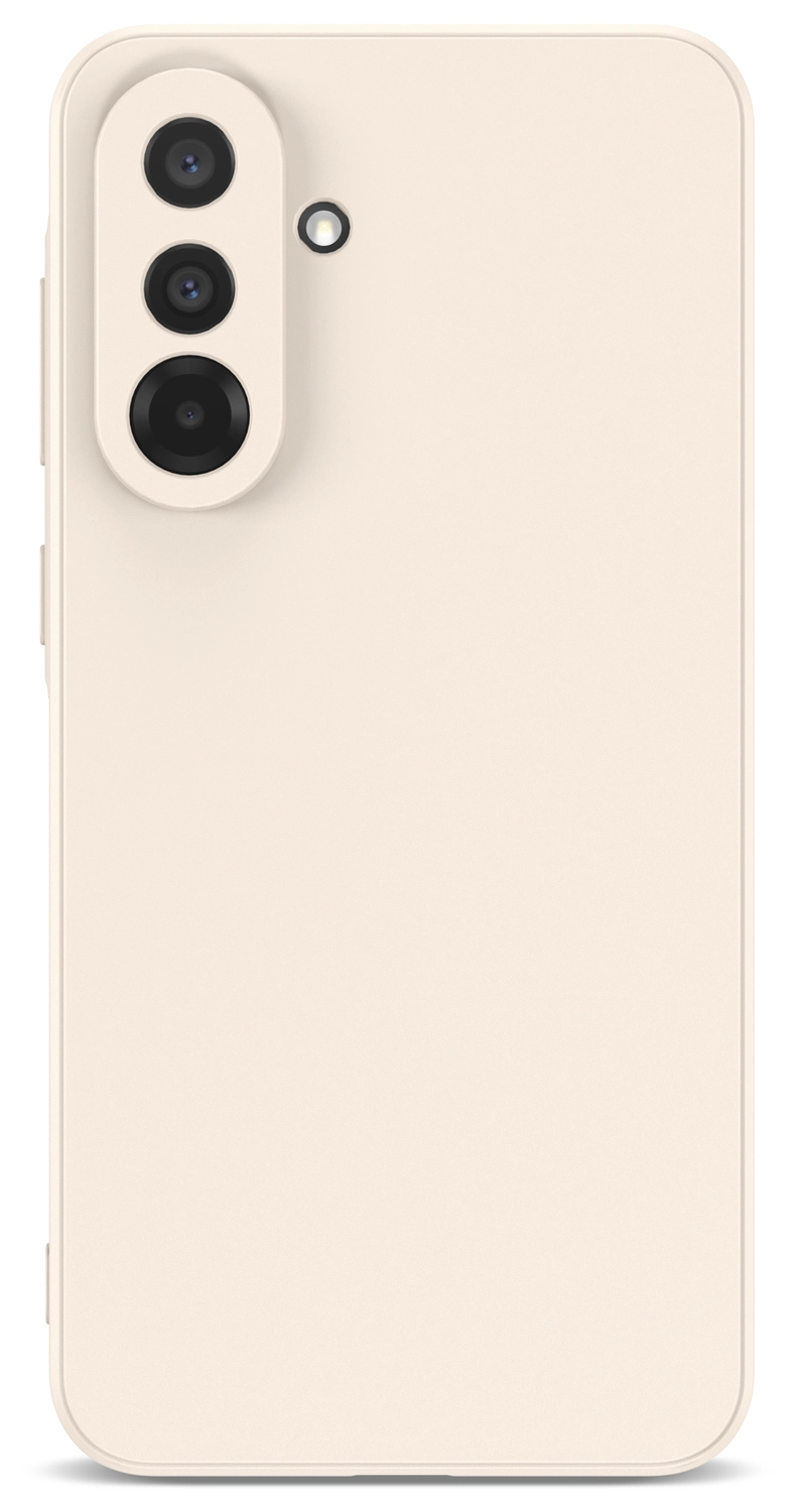 Samsung Galaxy A36 Hoesje met Camera Bescherming Dun TPU Back Cover Beige afbeelding 2