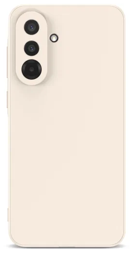 Samsung Galaxy A36 Hoesje met Camera Bescherming Dun TPU Back Cover Beige afbeelding 2