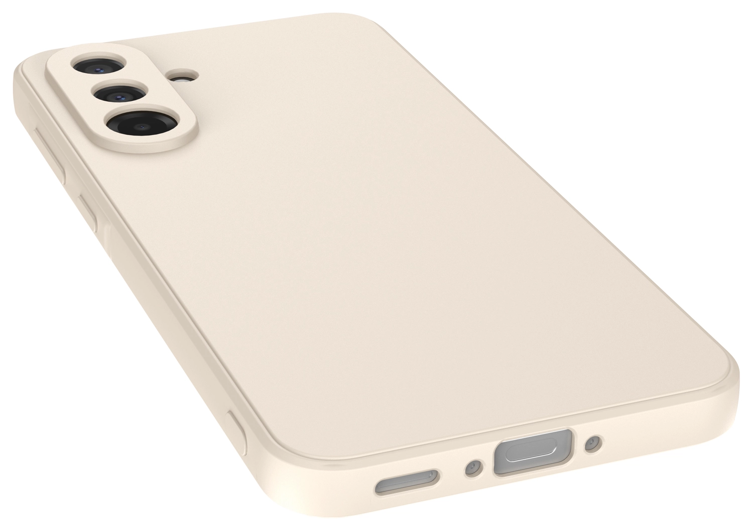 Samsung Galaxy A36 Hoesje met Camera Bescherming Dun TPU Back Cover Beige afbeelding 4