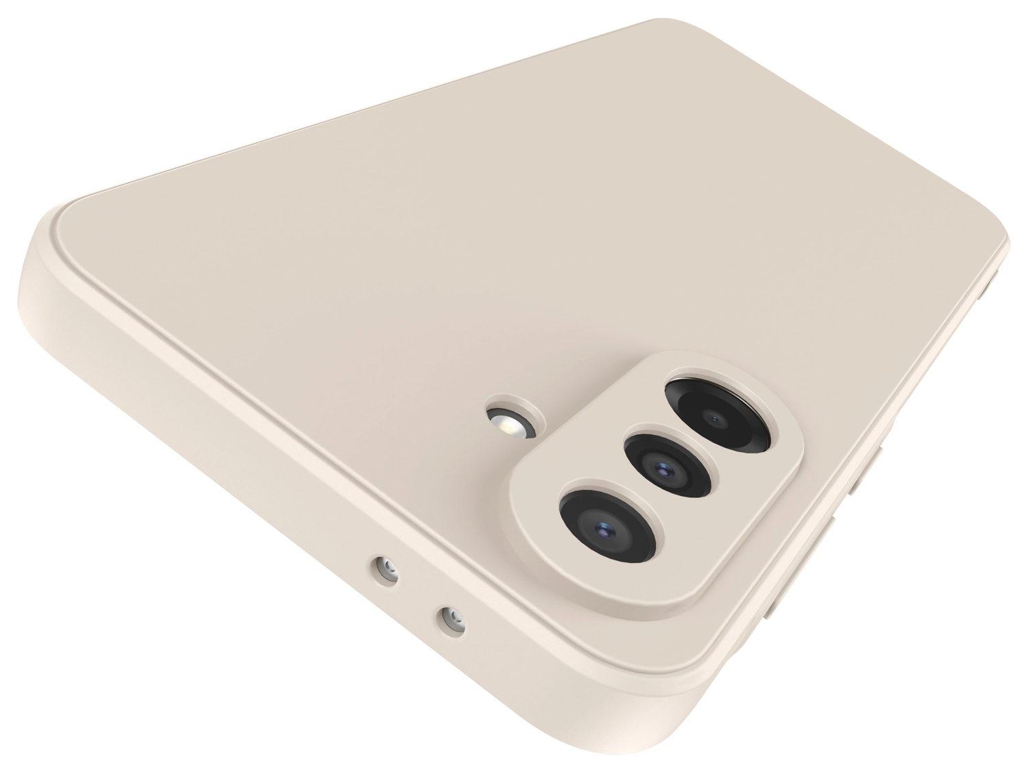 Samsung Galaxy A36 Hoesje met Camera Bescherming Dun TPU Back Cover Beige afbeelding 5