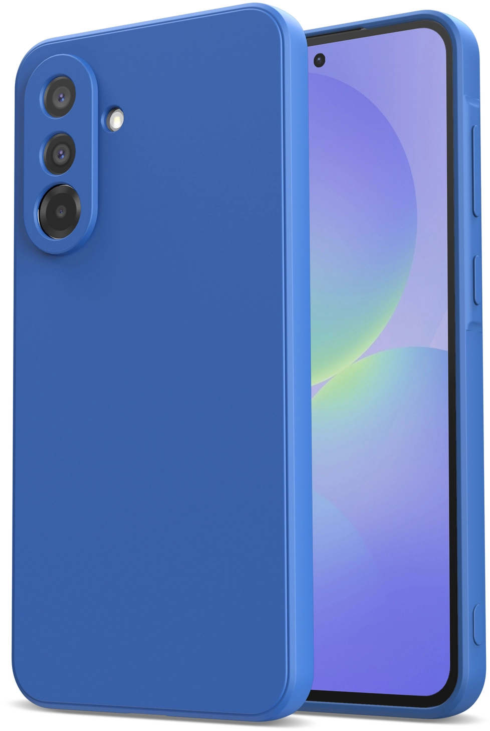 Samsung Galaxy A36 Hoesje met Camera Bescherming Dun TPU Back Cover Blauw afbeelding 1