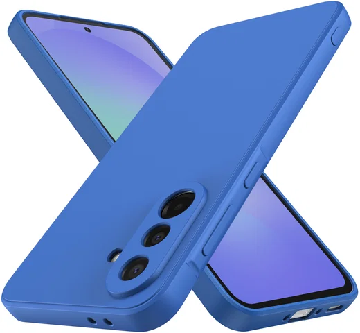 Samsung Galaxy A36 Hoesje met Camera Bescherming Dun TPU Back Cover Blauw afbeelding 3