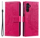 Samsung Galaxy A26 Hoesje Mandala Book Case met Pasjeshouder Roze