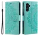 Samsung Galaxy A26 Hoesje Mandala Book Case met Pasjeshouder Groen