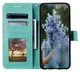 Samsung Galaxy A26 Hoesje Mandala Book Case met Pasjeshouder Groen afbeelding 2