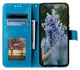 Samsung Galaxy A36 Hoesje Mandala Book Case met Pasjeshouder Blauw afbeelding 2