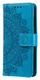 Samsung Galaxy A36 Hoesje Mandala Book Case met Pasjeshouder Blauw afbeelding 5