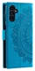 Samsung Galaxy A36 Hoesje Mandala Book Case met Pasjeshouder Blauw afbeelding 6