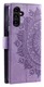 Samsung Galaxy A36 Hoesje Mandala Book Case met Pasjeshouder Paars afbeelding 6