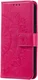Samsung Galaxy A36 Hoesje Mandala Book Case met Pasjeshouder Roze afbeelding 4