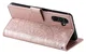 Samsung Galaxy A36 Hoesje Mandala Book Case met Pasjeshouder Roze Goud afbeelding 4