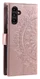 Samsung Galaxy A36 Hoesje Mandala Book Case met Pasjeshouder Roze Goud afbeelding 6