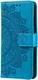 Samsung Galaxy A56 Hoesje Mandala Book Case met Pasjeshouder Blauw afbeelding 5