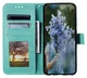 Samsung Galaxy A56 Hoesje Mandala Book Case met Pasjeshouder Groen afbeelding 2