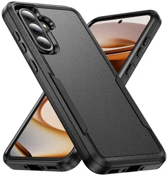 Samsung Galaxy A36 Hoesje Schokbestendige Hardcase Back Cover Zwart