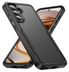 Samsung Galaxy A36 Hoesje Schokbestendige Hardcase Back Cover Zwart afbeelding