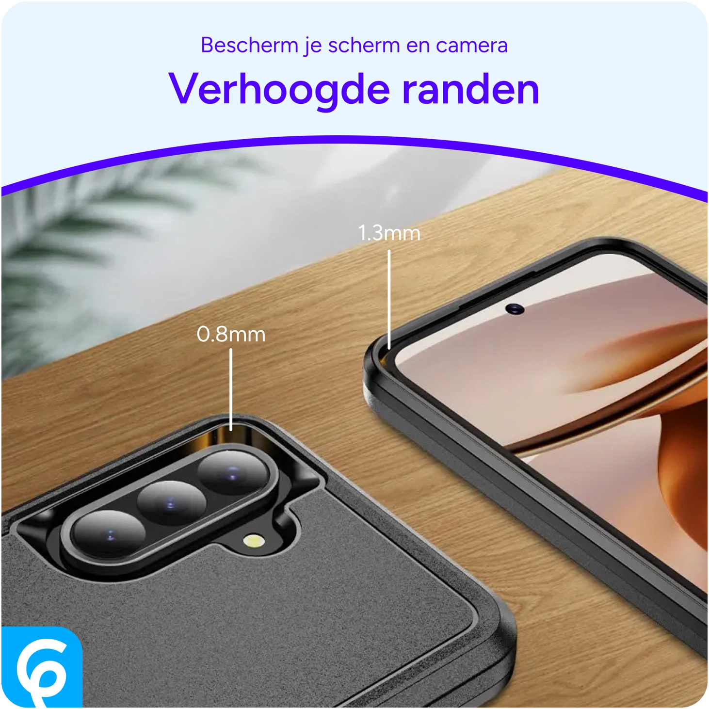 Samsung Galaxy A36 Hoesje Schokbestendige Hardcase Back Cover Zwart afbeelding 4