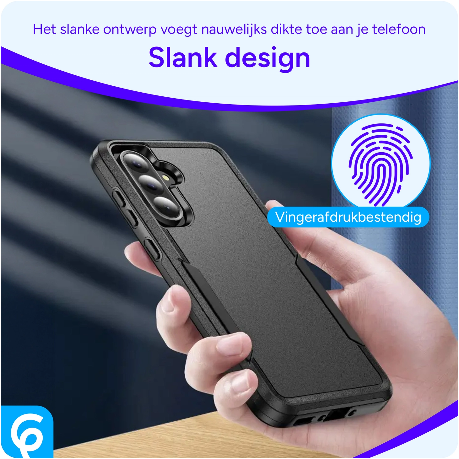 Samsung Galaxy A36 Hoesje Schokbestendige Hardcase Back Cover Zwart afbeelding 6