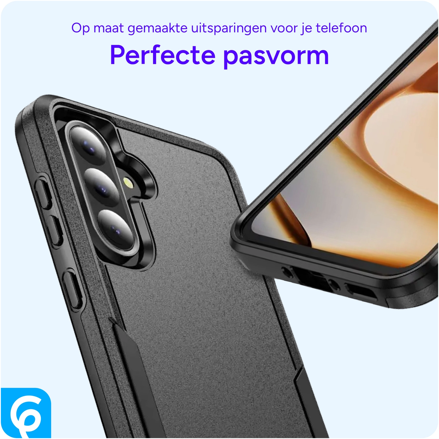 Samsung Galaxy A36 Hoesje Schokbestendige Hardcase Back Cover Zwart afbeelding 8