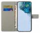 Samsung Galaxy A56 Hoesje Print Book Case met Pasjeshouder Roze Bloemen afbeelding 2