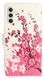 Samsung Galaxy A56 Hoesje Print Book Case met Pasjeshouder Roze Bloemen afbeelding 5