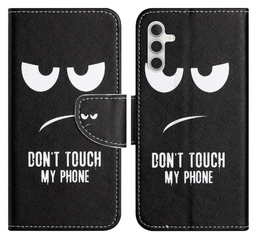 Samsung Galaxy A56 Hoesje Print Book Case met Pasjeshouder Touch afbeelding 1