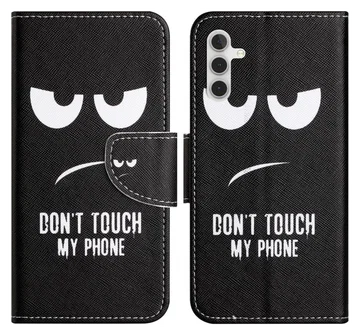 Samsung Galaxy A56 Hoesje Print Book Case met Pasjeshouder Touch