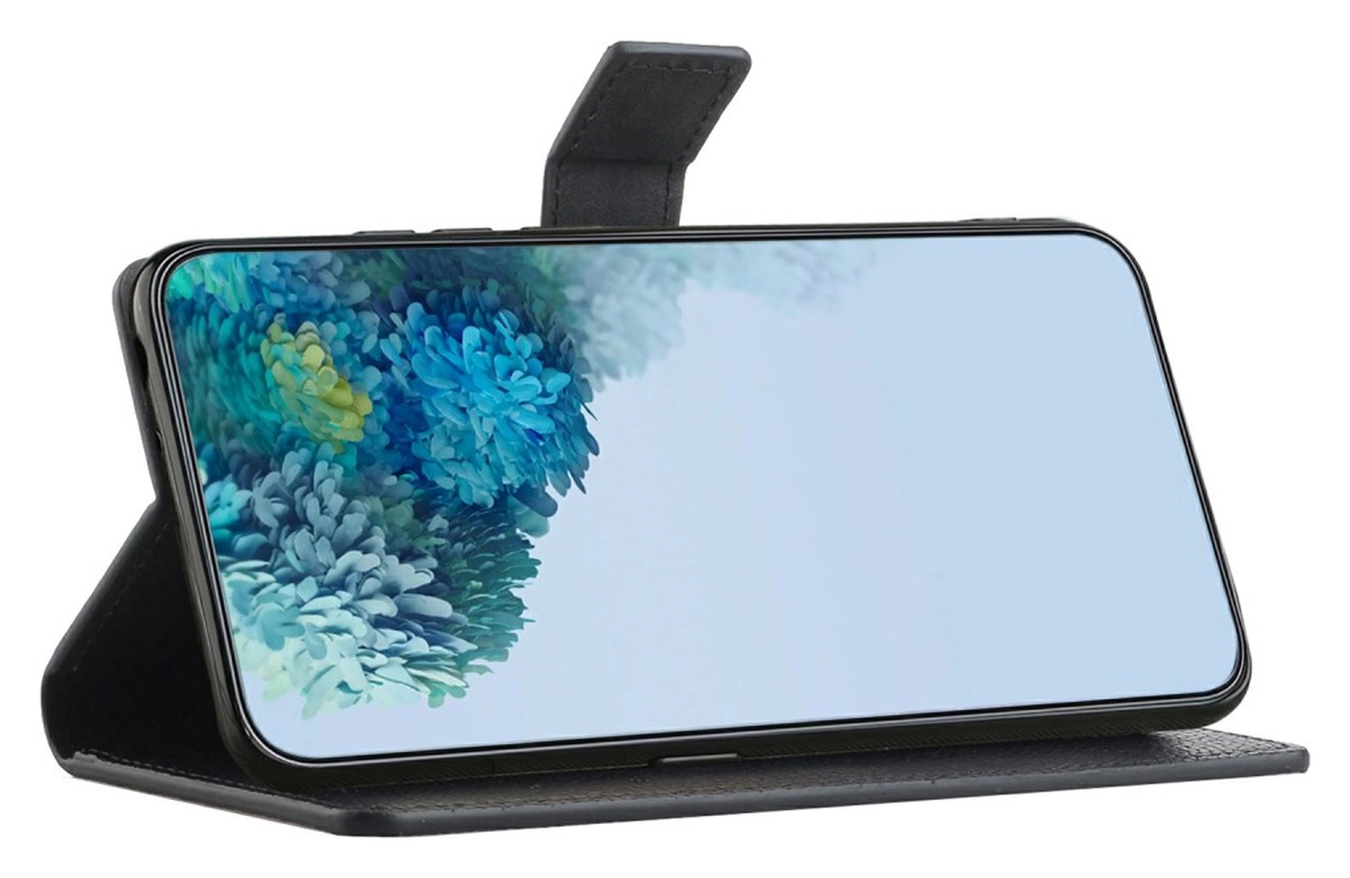 Samsung Galaxy A26 Hoesje Print Book Case met Pasjeshouder Vlinder Blauw afbeelding 3