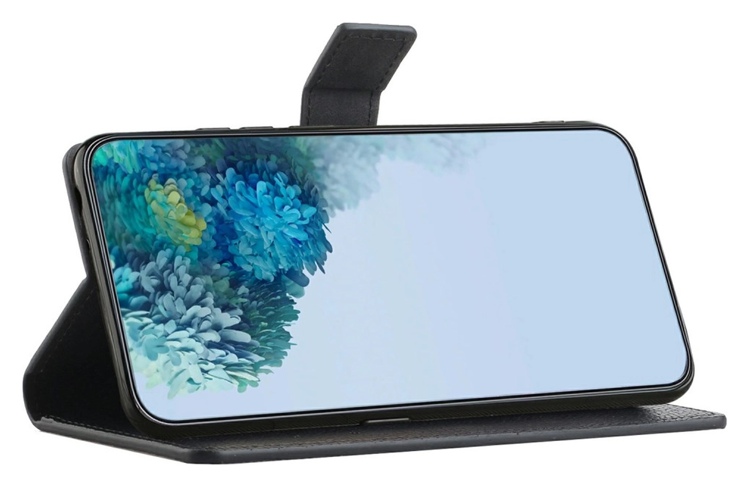 Samsung Galaxy A26 Hoesje Print Book Case met Pasjeshouder Roze Bloemen afbeelding 3