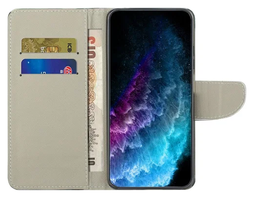 Samsung Galaxy A26 Hoesje Print Book Case met Pasjeshouder Touch afbeelding 2