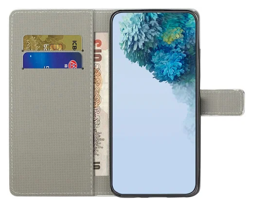 Samsung Galaxy A36 Hoesje Print Book Case met Pasjeshouder Uil afbeelding 2