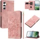 Samsung Galaxy A56 Hoesje Tulpen Book Case met Pasjeshouder Roze afbeelding 2