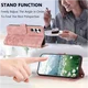 Samsung Galaxy A56 Hoesje Tulpen Book Case met Pasjeshouder Roze afbeelding 4