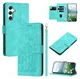 Samsung Galaxy A56 Hoesje Tulpen Book Case met Pasjeshouder Groen afbeelding 2