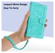 Samsung Galaxy A56 Hoesje Tulpen Book Case met Pasjeshouder Groen afbeelding 6